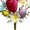 Easter Decorations Artificial Floral Easter Egg Picks Spring Stems Plastic Flower Decor Home Vase Filler Table Home Decor