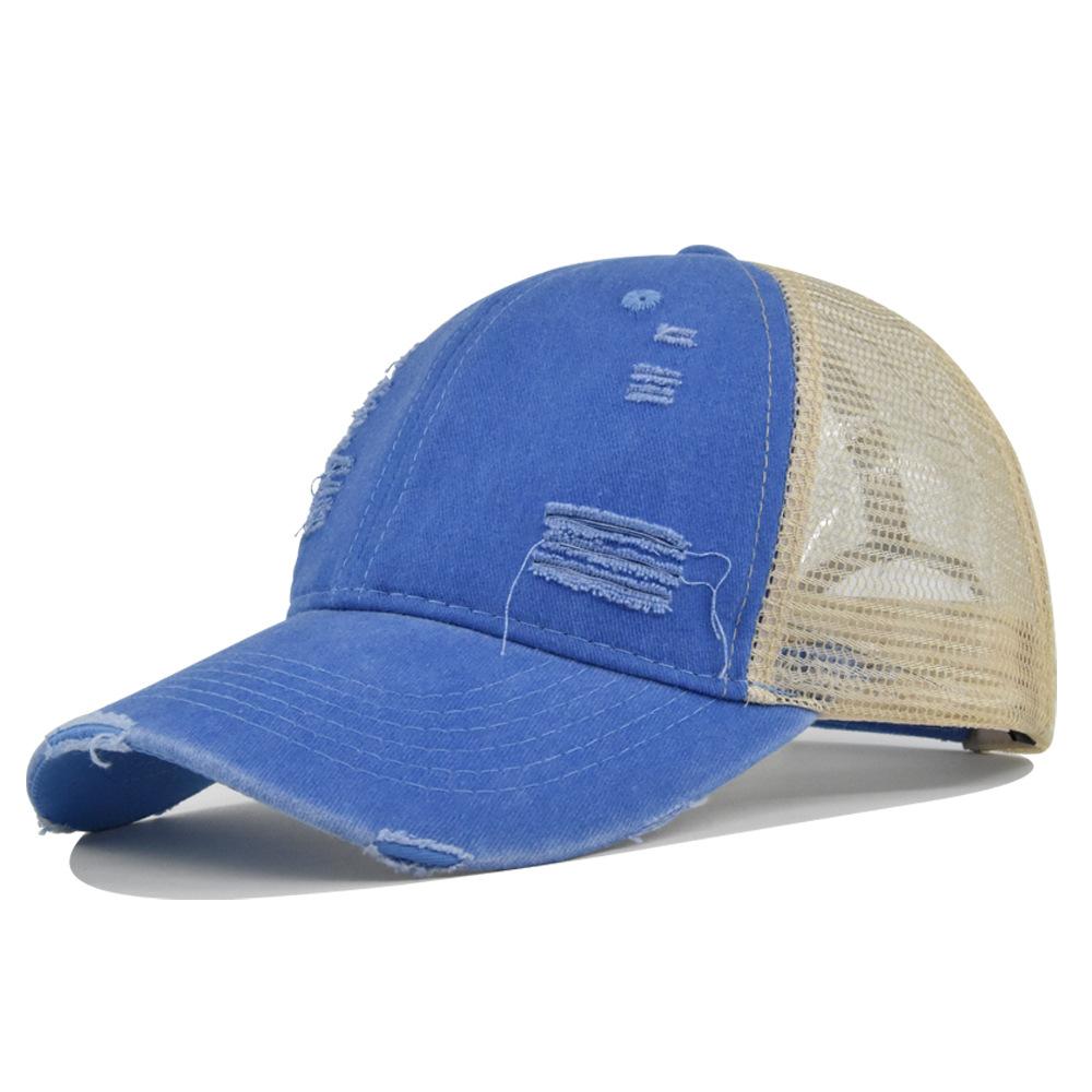 2026 New Hot Sale Unisex Trucker Hat Multi Colors Plain Baseball Cap Women Men Washed Cotton Distressed Cap