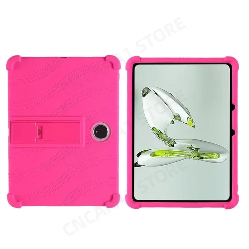 Para One Plus OnePlus Pad 2 Pro (2024) Funda de Silicona Suave para Tablet PC de 12.1" con Soporte Trasero Protector Resistente a Golpes Suave