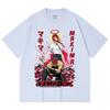 230 Gsm 100% Cotton Chainsaw Man V23 Denji Makima Print Unisex Heavy Cotton T Shirt