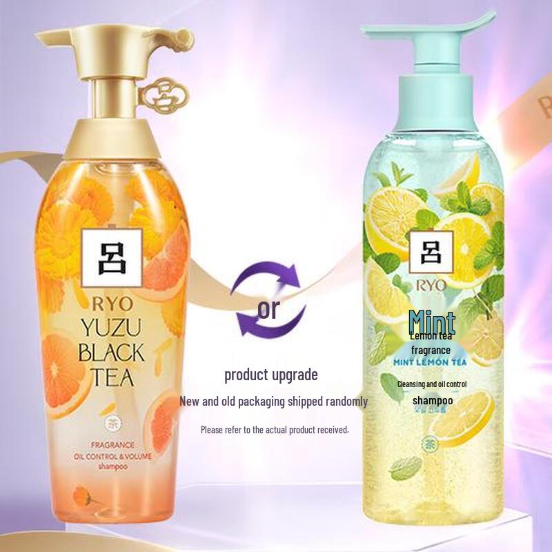 

Ryo Grapefruit Black Tea Mint Lemon Oil Control Shampoo