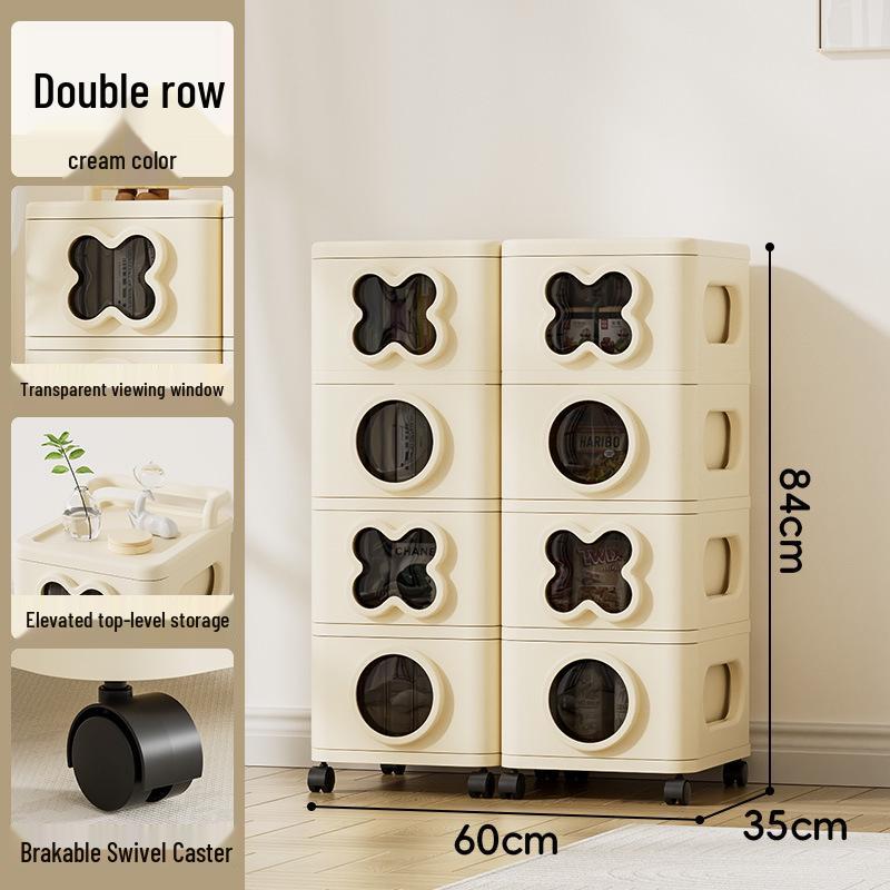 Cartoon Stackable Storage Cabinet for Bedroom