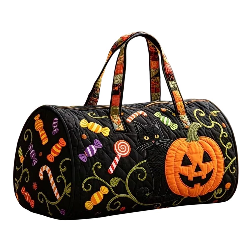 Petit Sac de Yoga Décontracté Imprimé pour Femme Sac à Main de Voyage avec Design Halloween et Noël
