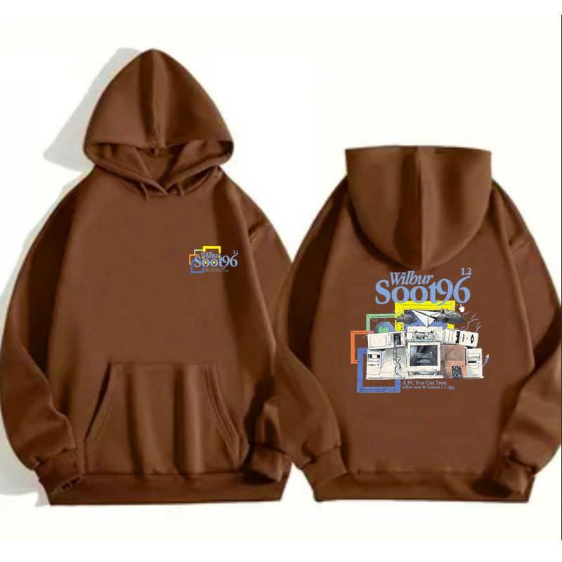 Wilbur Soot Inspired Hoodie Unisex Oversized Sweatshirt With Ribbed Hem Print Design