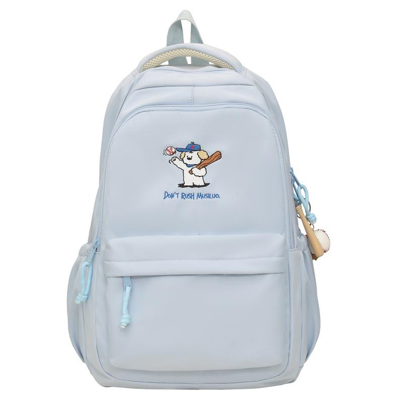 

Женская сумка большой вместимости студенческий рюкзак в стиле колледжа дорожный рюкзак синий