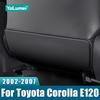 For Toyota Corolla E120 E130 2002 2003 2004 2005 2006 2007 2PCS Car Seat Back Anti-Kick Mat Cushion Pads Protection Accessories