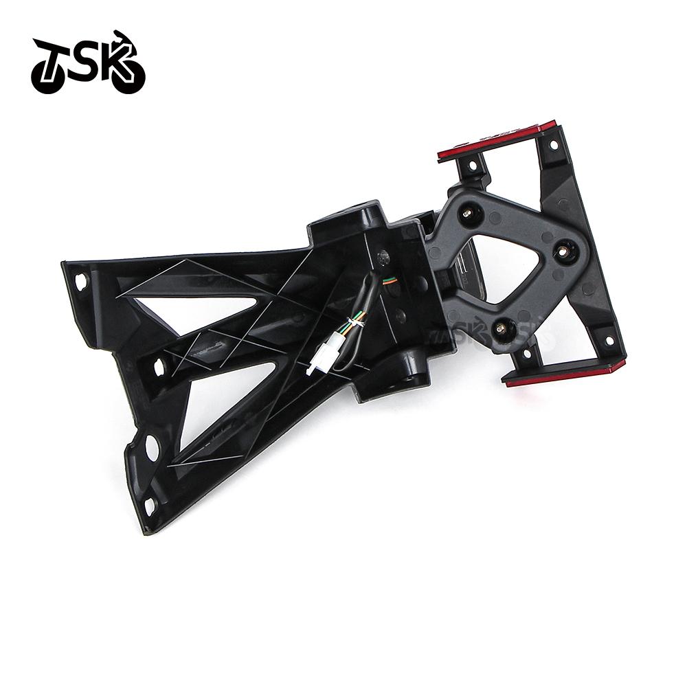 Motorcycle Fender Rear License Number Plate Tail Frame Holder Bracket with License plate Light For BMW S1000RR 2008-2018 S1000R