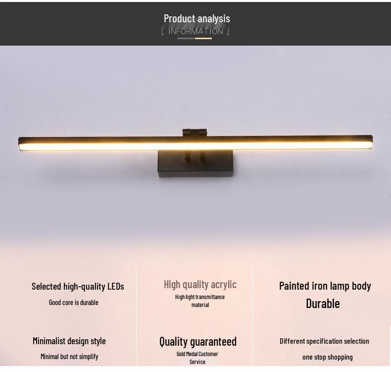 Kabellose Spiegel- und Wandleuchte für Nachttisch & Badezimmer - Ideal für Make-up, Ankleiden und Baden