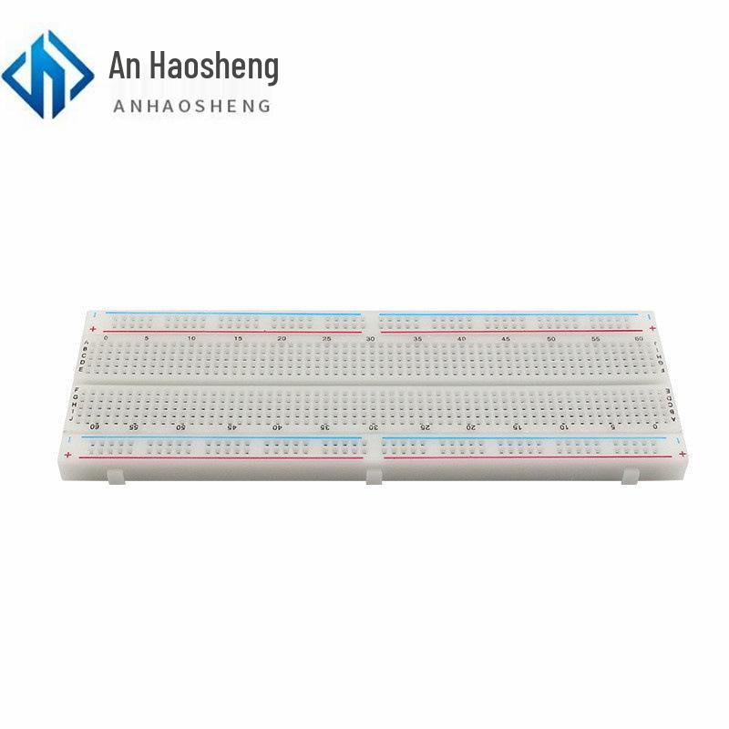 MB-102 Red & Blue Line Breadboard - 830 Holes for Experiment Connections