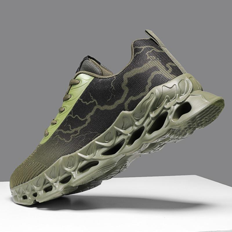 

MAEDEF Men s Breathable Running Sneakers Casual Sports Lightweight Non-Slip Outdoor Walking Shoes Fashion Athletic Footwear 39 сірий