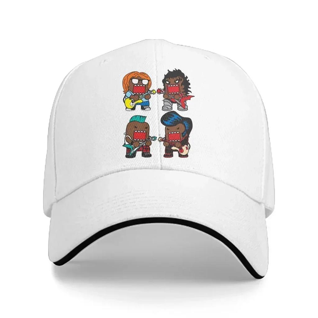 Domo Rockers Unisex Baseball Caps Peaked Cap Domo Kun Sun Shade Hats for Men Women