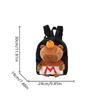 Kawaii Pluszowy Plecak Kapibara dla Kobiet Wszechstronna Kreskówkowa Zabawna Torba Crossbody Kapibala Duża Pojemność Torba Tote