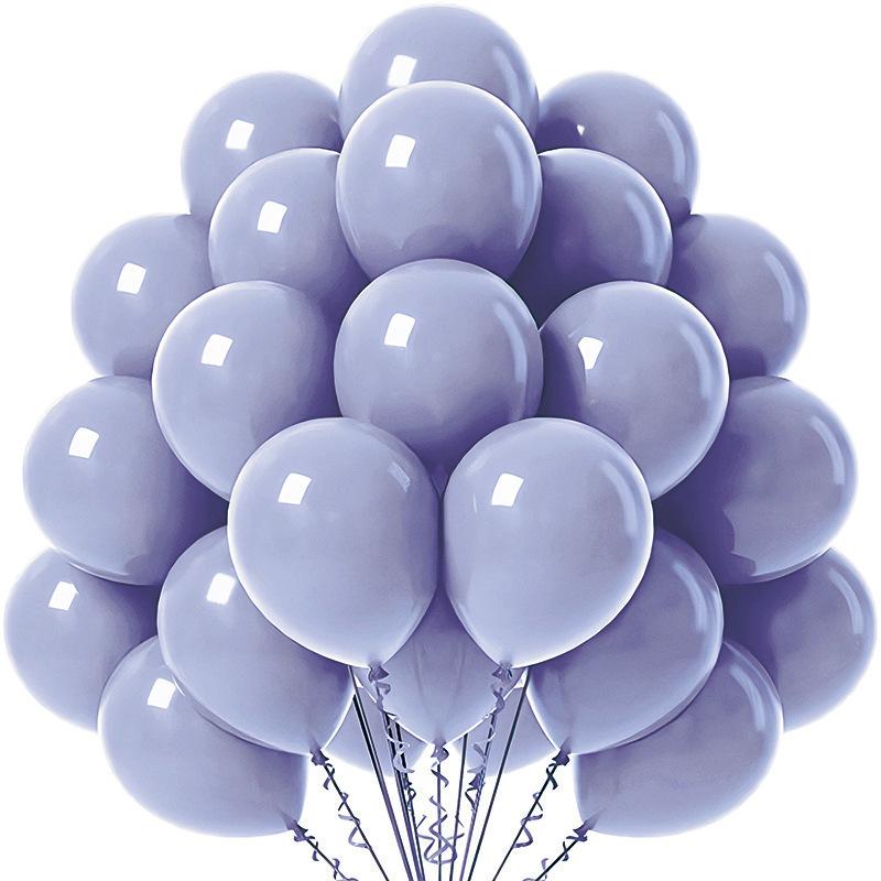 20-Pack 10-Inch Solid Color Balloons for Birthday, Wedding, or Event Decoration