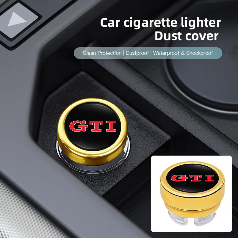 Car Cigarette Lighter Dust Cap Power Port Dustproof Cover Plug Tire Valve For VW Golf Tiguan Jetta Passat Polo Touran GTI Caddy