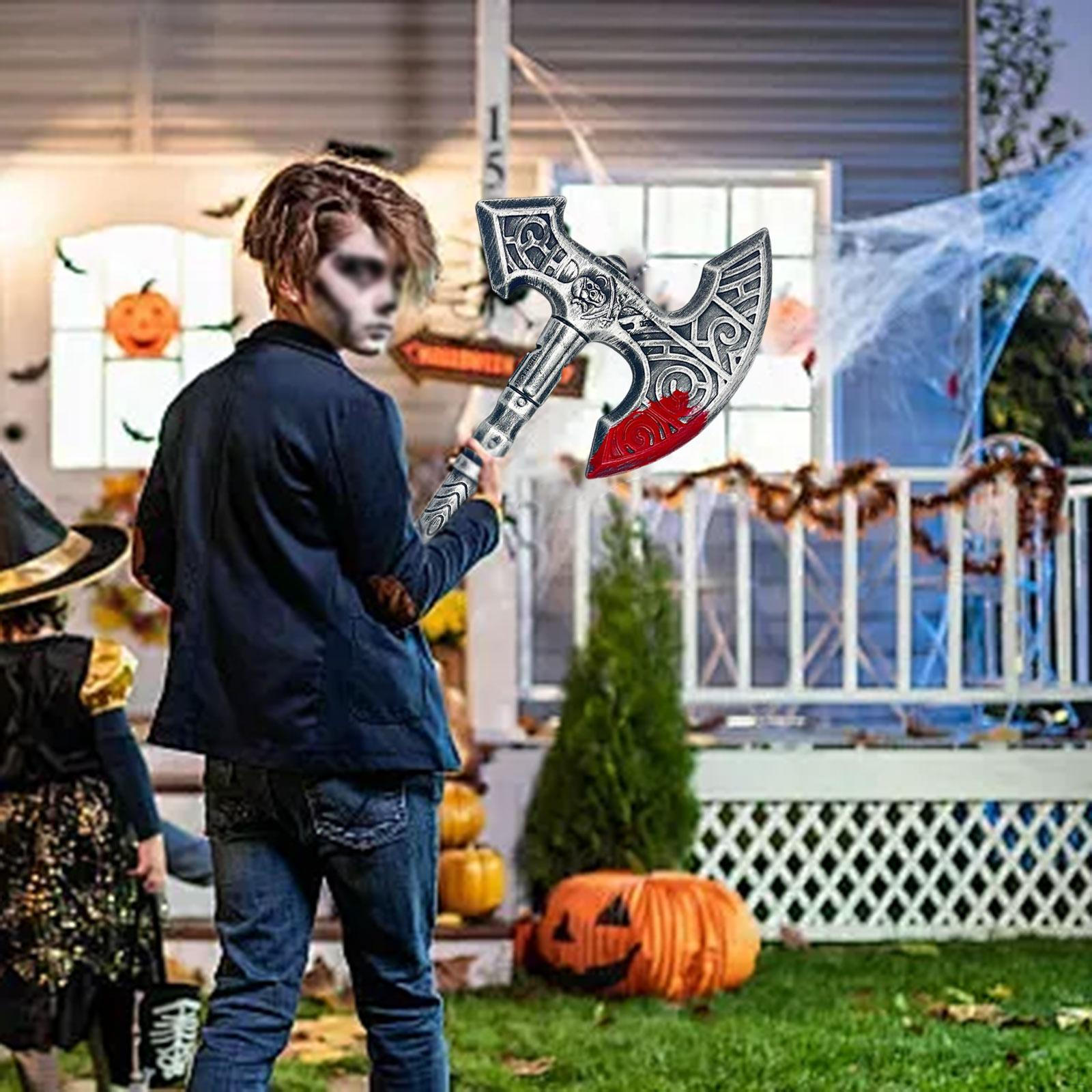 

Хэллоуин Топор Реквизит Поддельный Реквизит Топорик для Вечеринки Silver Brown