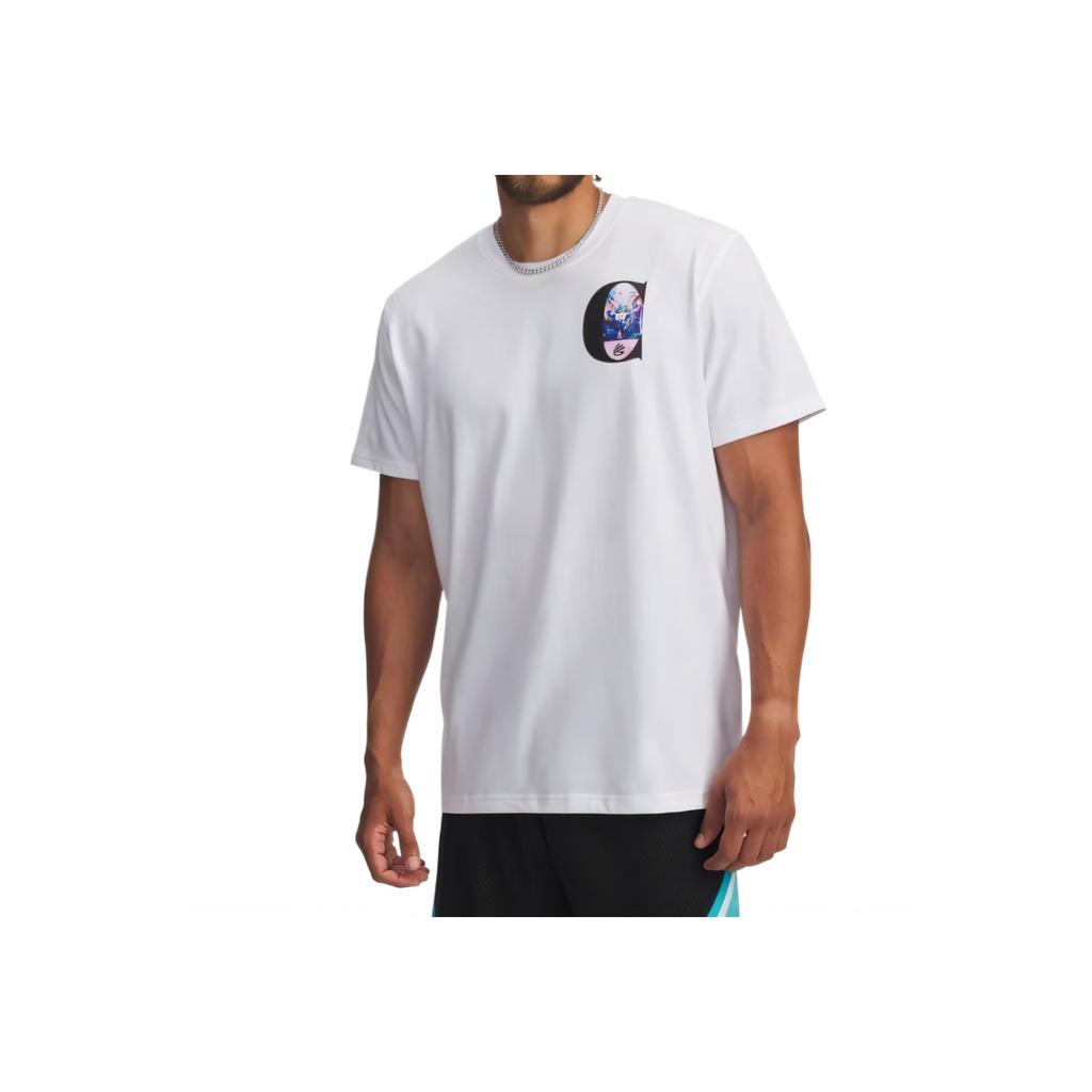 Under Armour Curry Round Neck Loose Sports Breathable Short Sleeve T-Shirt Men Tops 6012971-100