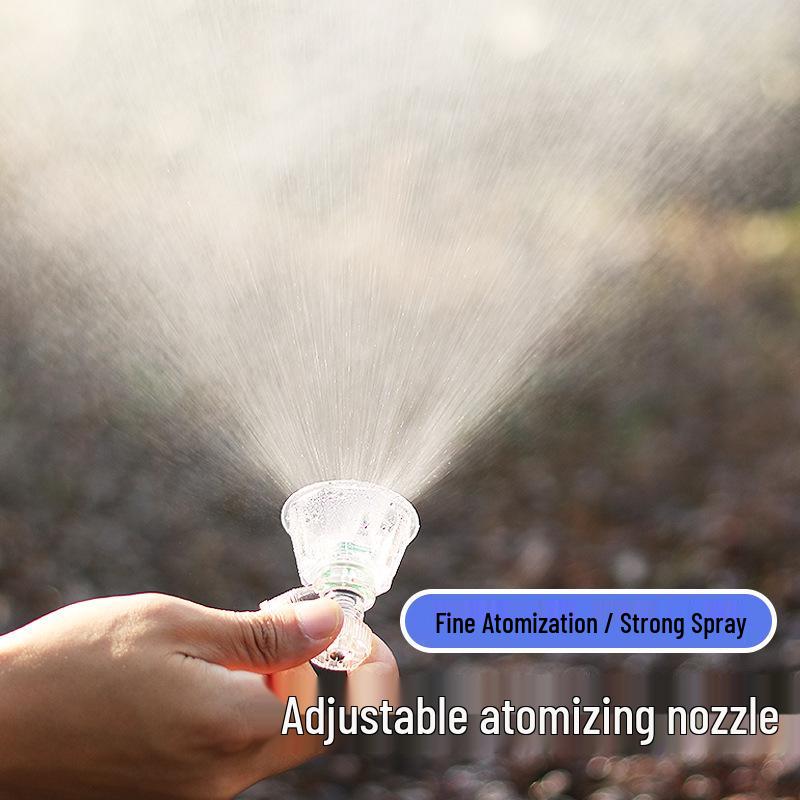 Black Cyclone Adjustable High-Pressure Windproof Pesticide Sprayer Nozzle