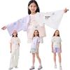 Balabala Girls' Cartoon Print Quick-Dry Short Sleeve T-shirt