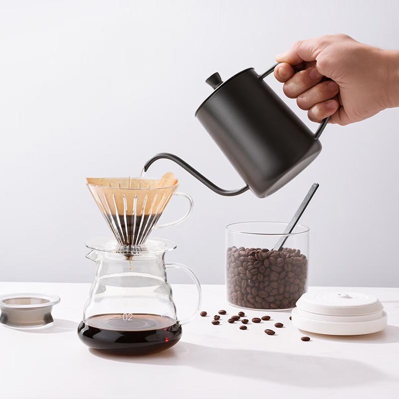 CLITON Hand Coffee Grinder and Pour Over Set