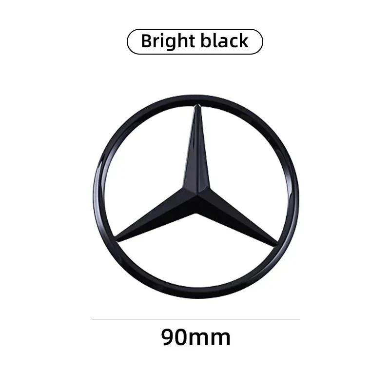 

C200 E200 For Mercedes Benz 9cm ABS Car Rear Decal Trunk Emblem Sticker for Mercedes Benz S320 W164 W203 W204 W168 C180 E320 A20