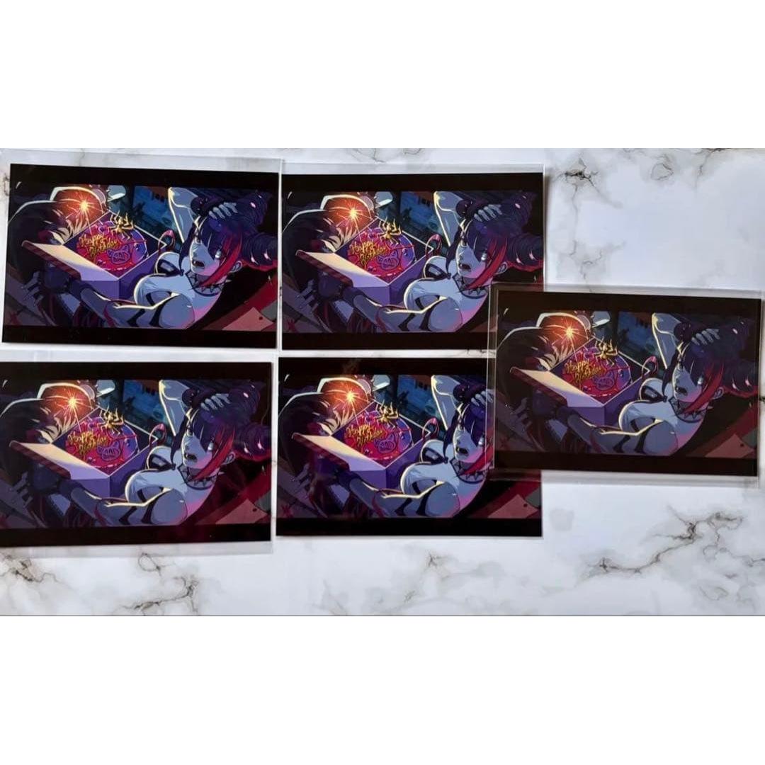Street Fighter 6 Juri Illustration Card Birthday Birthday Card 5 Pieces