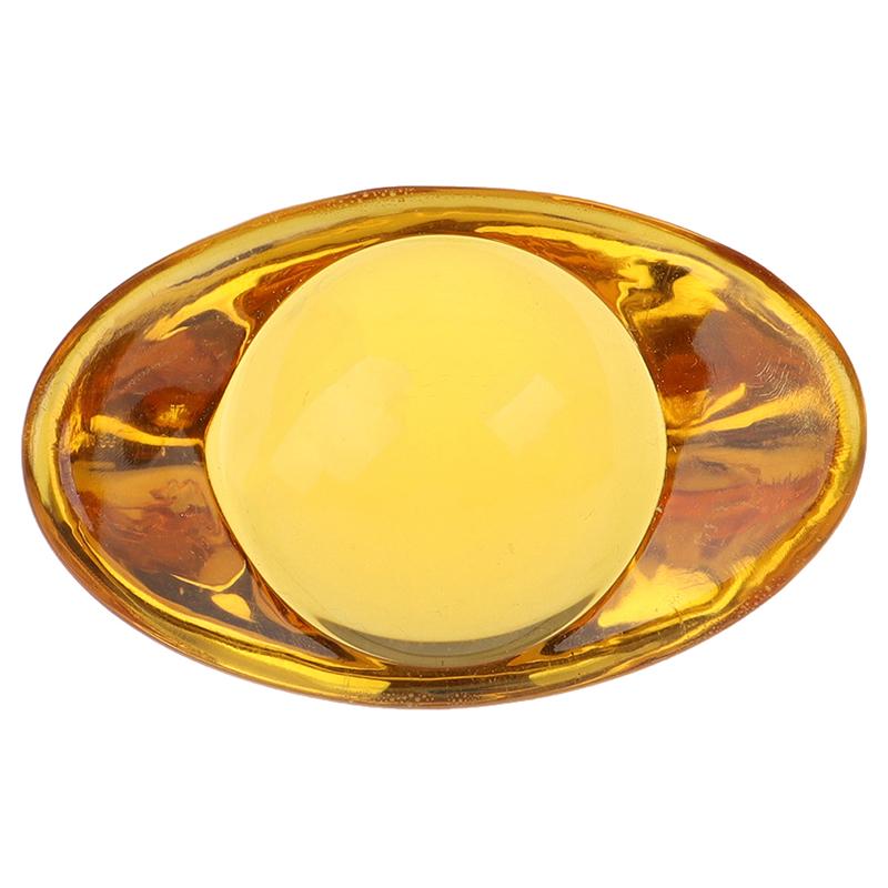 1Pcs Citrine Ingot Money Wealth Feng Shui Chinese Ancient Gold Ingot Mascot