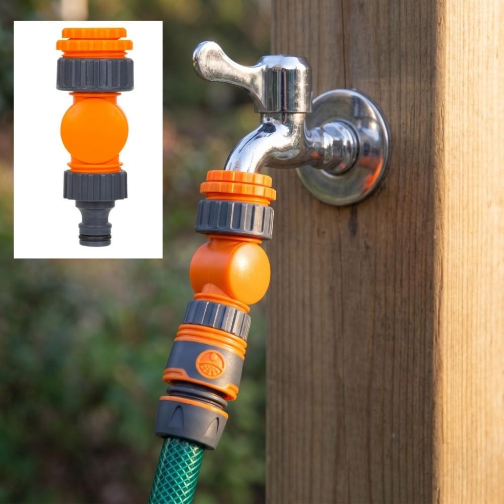 Quick Connect Hose Connector 180° Rotatable Universal Hose Reel Connector Plastic 20/25/32mm Faucet Adapter Watering Irrigation