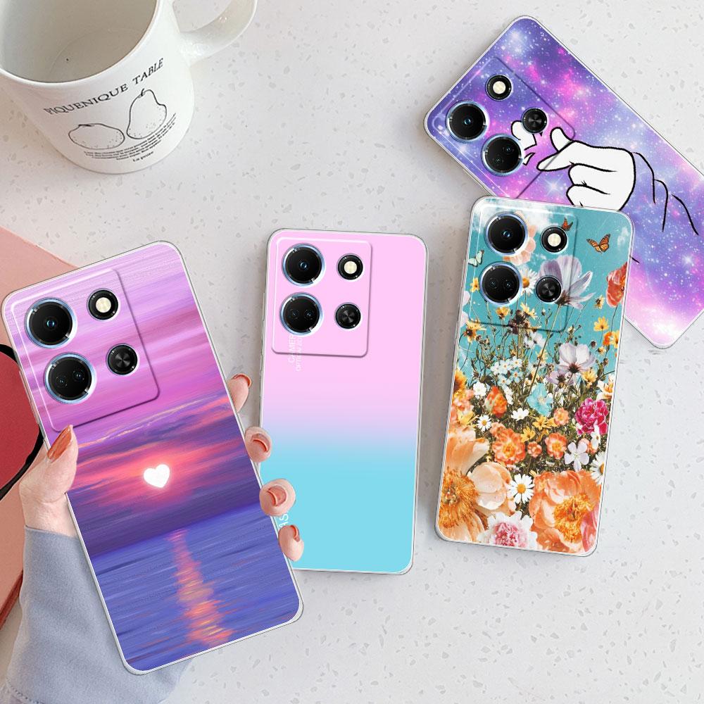 Pour Infinix Note 30 5G 4G Coque Pour Infinix Note 30i Cover Silicone Souple Coque de Téléphone Transparente Pour Infinix Note 30 Pro Fundas