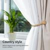 2PCS Wall Mounted Zinc Alloy Curtain Hook Simple Curtain Binding Rope Bedroom Living Room Decoration Curtain Buckle