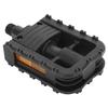 Vintage Folding Mountain Bike Pedals Nylon Non-Slip Bicycle Foot Rest Cycling Parts(Black )
