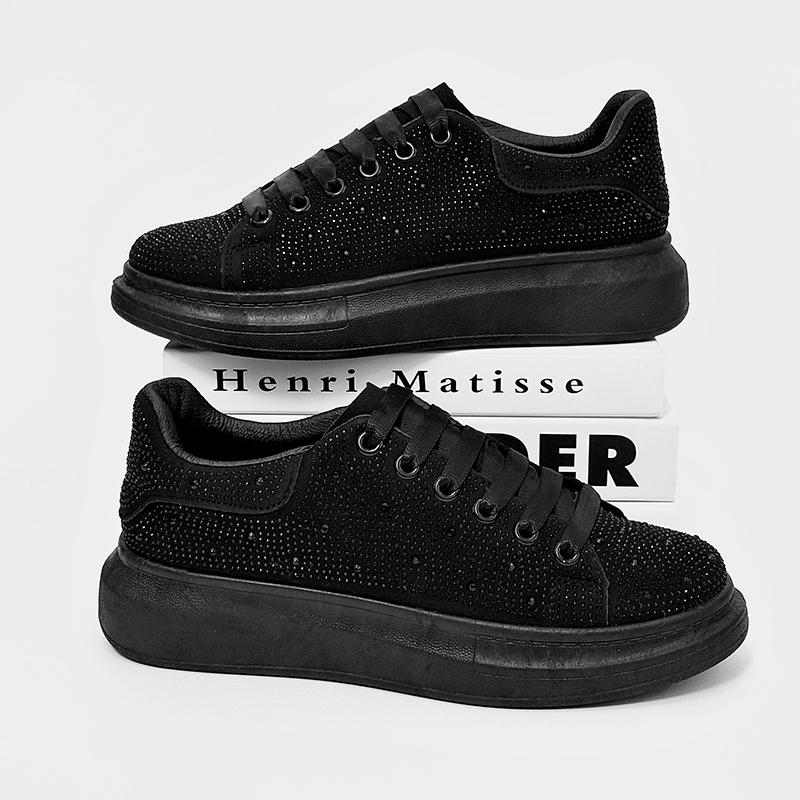 Fashion Street Style Mens Sneakers Thick Bottom Walking Shoes Leisure Male Skateboard Footwear Non-Slip Tenis Masculino Vulcanize Shoes