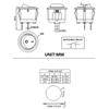 5/20/100Pcs 2Pins ON-OFF KCD1 Round Rocker Switch Push Button Electrical Power Toggle Switch for Car Boat Switches