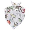 5Pcs Baby Bibs Cotton High Quality Double Layers Burp Cloths Lovely Cartoon Character Animal Bibs
