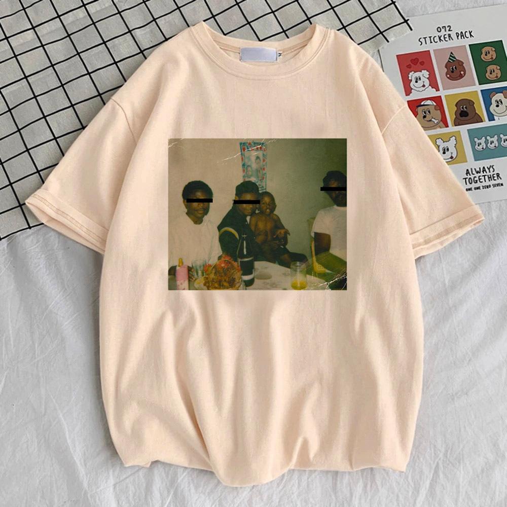 Kendrick Lamar Top T-Shirts Teenager koreanische Kleidung Ästhetik Harajuku Trendiges Streetwear-Shirt Grafik 2000er Frauen Hip Hop Gothic