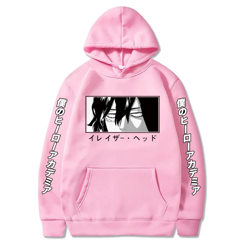 2024 My Hero Academia Aizawa Shota Eyes Cute Anime Printed Hoodies Woman Harajuku Casual Hoodies Fashion Women Hoody Sweatshirt