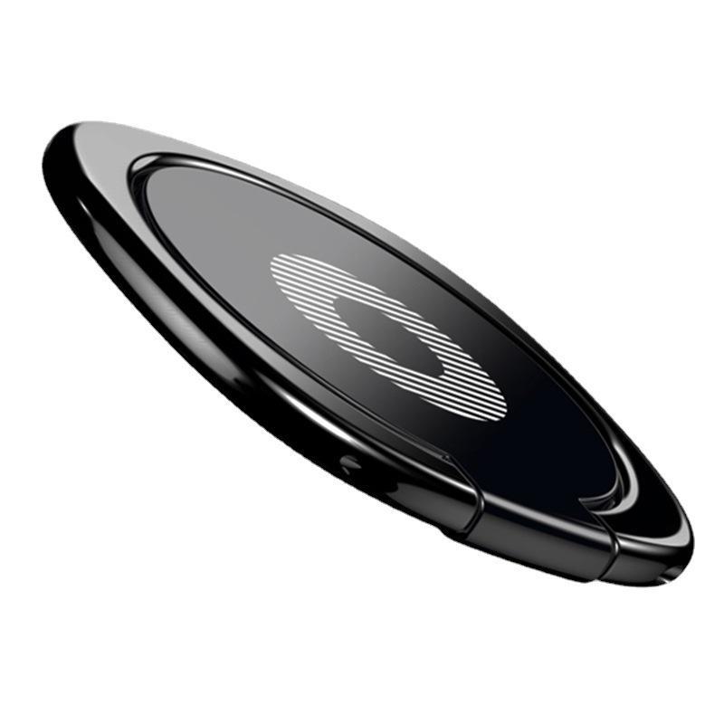 Ultra-Thin Aluminum Rotating Phone Ring Holder for Bedside or Live Streaming