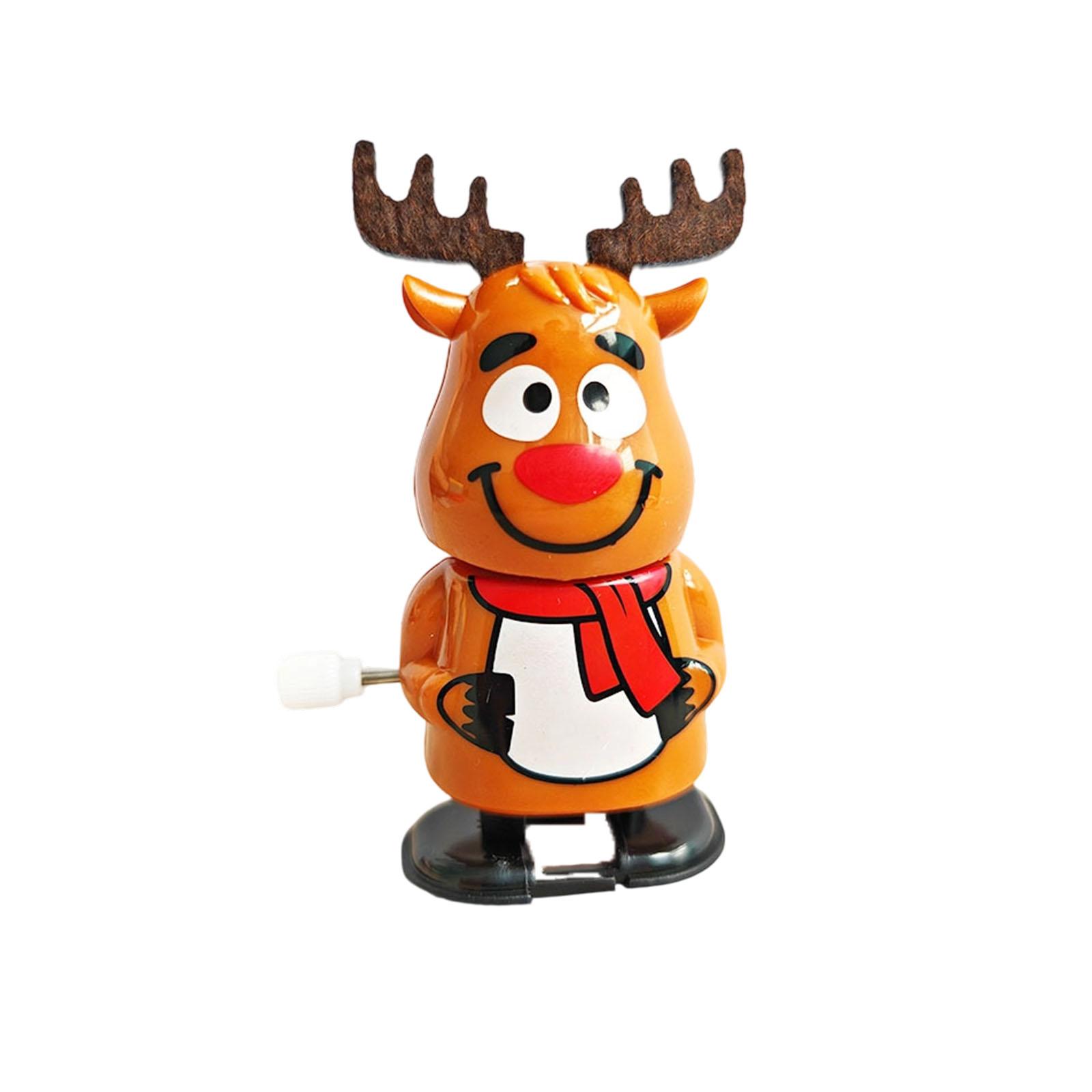 

Christmas Wind Up Toys Funny Penguin Elk Snowman Clockwork Walking Toys For Festive Party F Avor Bag Filler One Size