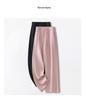 Women's High-Waisted Wide-Leg Pants - 2025 Spring/Autumn Collection: Slimming, Loose, Petite Fit, Straight-Leg Trousers