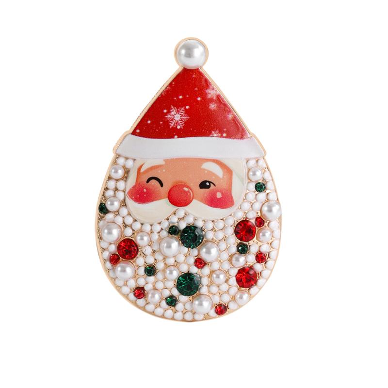 

Luxury Floral Wreath Christmas Series Brooches Women Shirt Coat Accessories Gifts