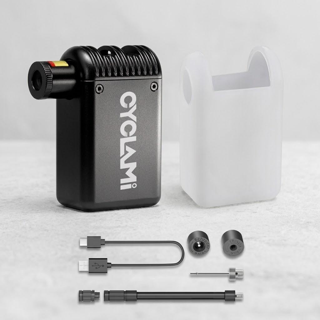 Portable High Pressure Bicycle Air Pump Inflatable Pump Mini Electric Pump Pump for Cycling Accessories