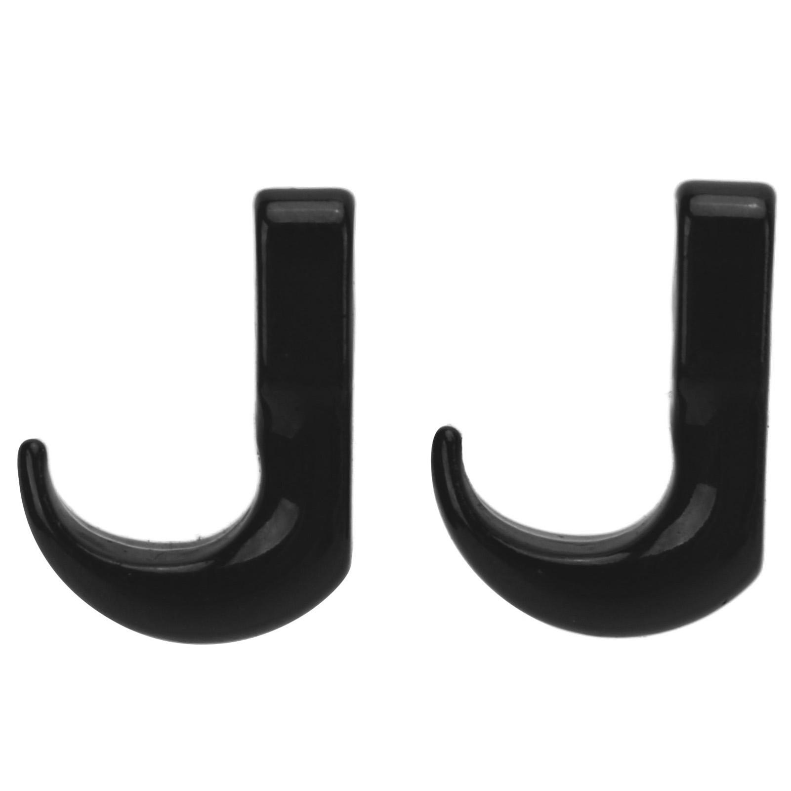 

2Pcs RC Metal Bumper Trailer Hook Sickle Authentic Rescue Car Hook for Axial SCX24 1 24Black чорний