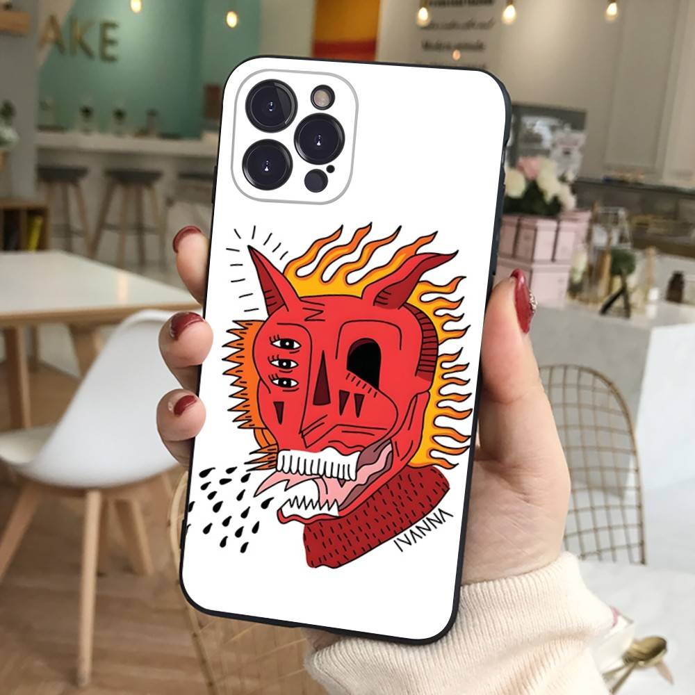 Polly Nor Print Handyhülle für iPhone 16 15 14 13 12 11 17 Pro Max Plus Rückseitenhüllen