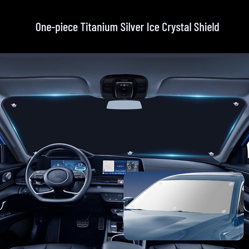 Car Sunshade: Summer Heat Insulation Visor for Front Windshield Protection