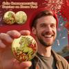 Coin for Collectors Chinese Year Of The Horse Collector Coin Travel-Friendly Luck Charm brings good luck lucky coin Collection