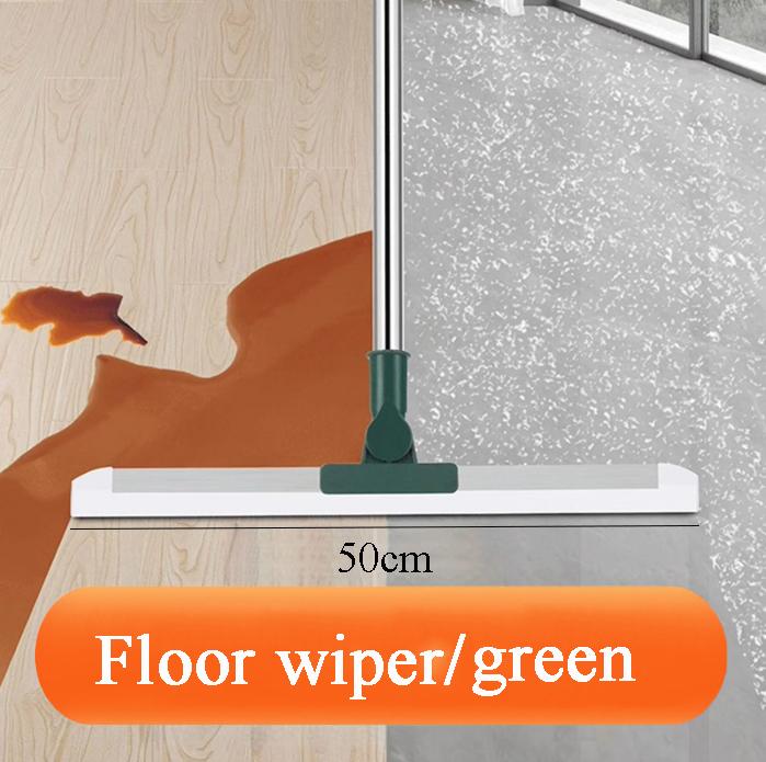 Long Handle Squeegee Mop Telescopic Silicone Scraper Broom Glass Wiper Sweeping Floor Household Bathroom Efficient Cleaning Tool