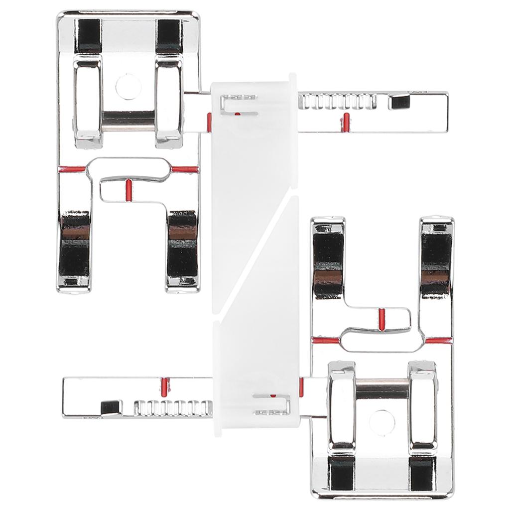 2 Stück Verstellbarer Führungsnähfuß für SingerButterfly Nähmaschinen