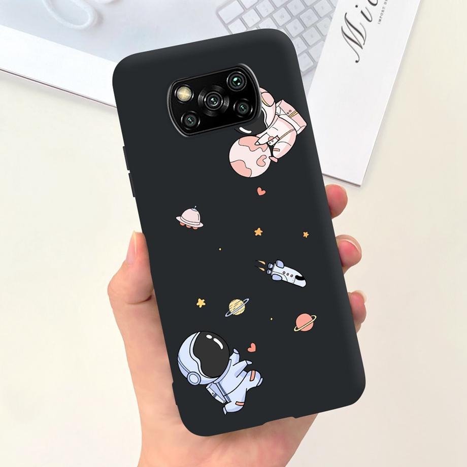 Pro Xiaomi Poco X3 Pro Pouzdro Poco X3 NFC Kryt Květina Roztomilý Kočka Malba Nárazník Skořápka Na PocoX3 X3Pro x3nfc Měkký Luxusní Silikon