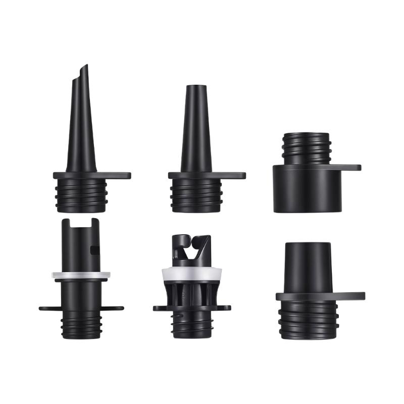 Universal Coils Adapter 6 In 1 Coils Connector for Electric Inflator Pump with 6 Nozzles Fits Boats Kayaks Airbeds