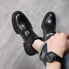 Fashion Black Business Men's Short Boots Fashionable Minimalist Style Outdoor Leisure Party Daily Office Genuine Leather Shoes New