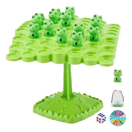 Kids Astronaut Balance Tree Toy Logic Thinking Focus Training Two-Player Frog Balance Game Toddlers Boys Girls Educational Interactive Strategic Board